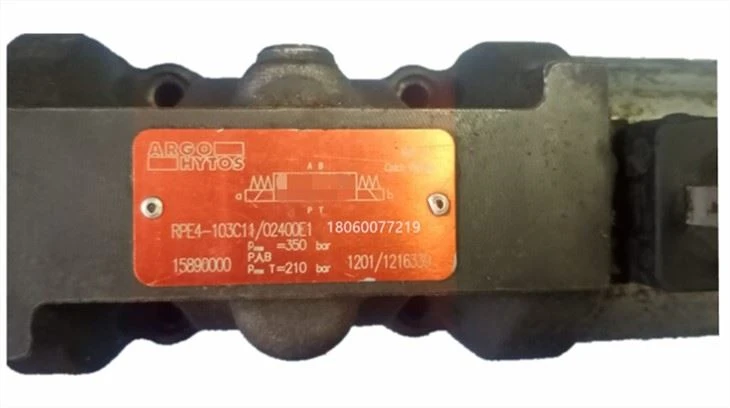 ARGO-HYTOS Electromagnetic Reversing Valve Argo Hytos RPE4-103C11/02400E1 24V DC RPE RPE4