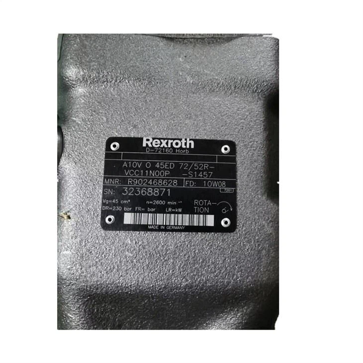 Trade Assurance Rexroth A10V A10VO A10VO45 A10V045 Series A10VO45ED72/52R-VCC11N00P Hydraulic Piston Pump